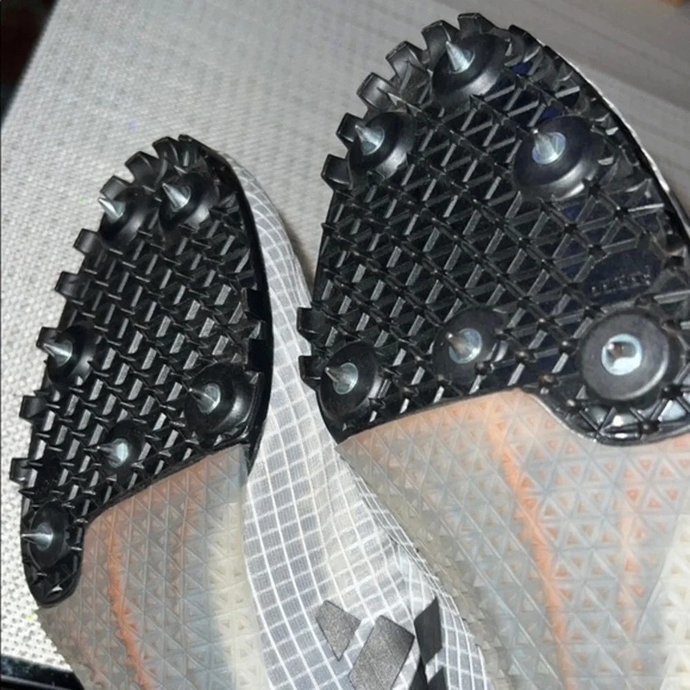 Adidas Black and White ADIDAS Athletic Shoes with Signature Stripes, pre loved